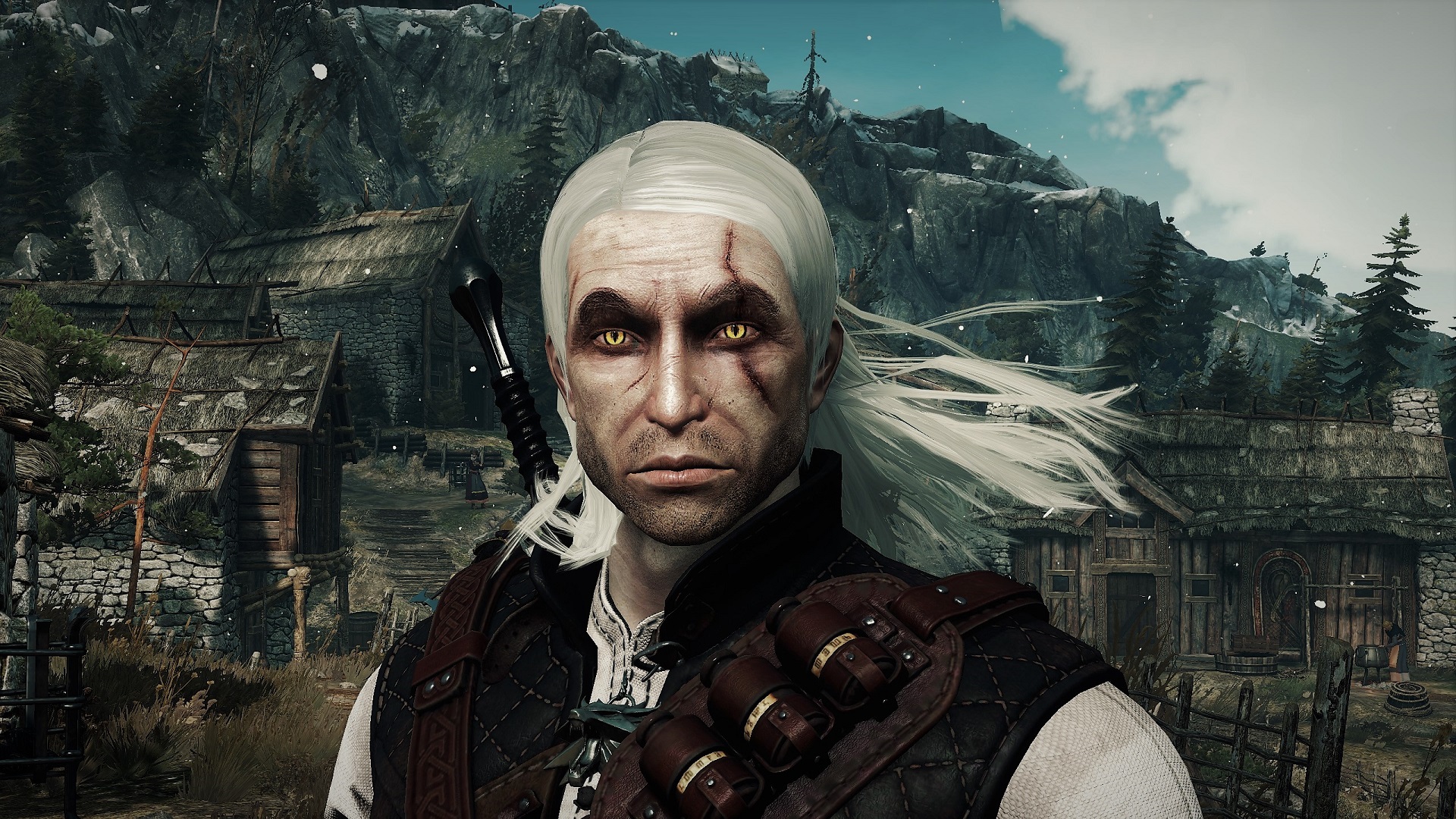 Geralt face retexture face from the witcher 3 фото 14
