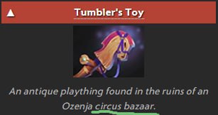 Tumbler`s Toy