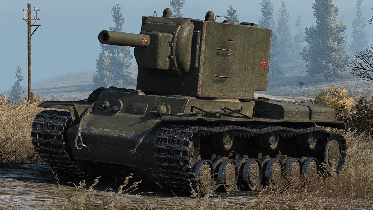 Как прокачать танк КВ-2 в World of Tanks.