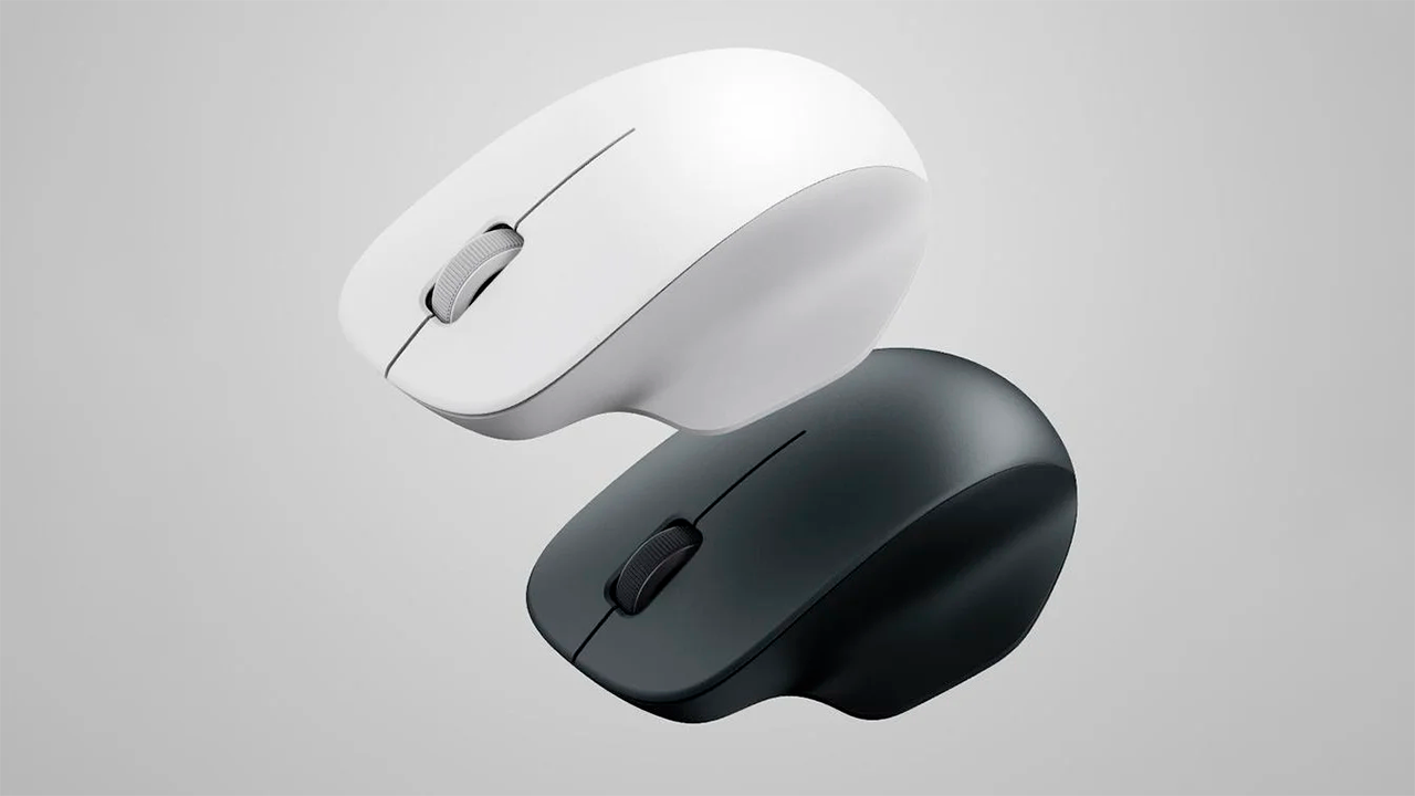 Xiaomi Wireless Mouse Comfort Edition в белом и чёрном цветах