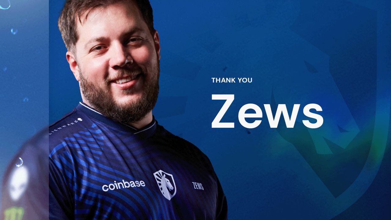 Zews оставил должность тренера состава Team Liquid по CS2