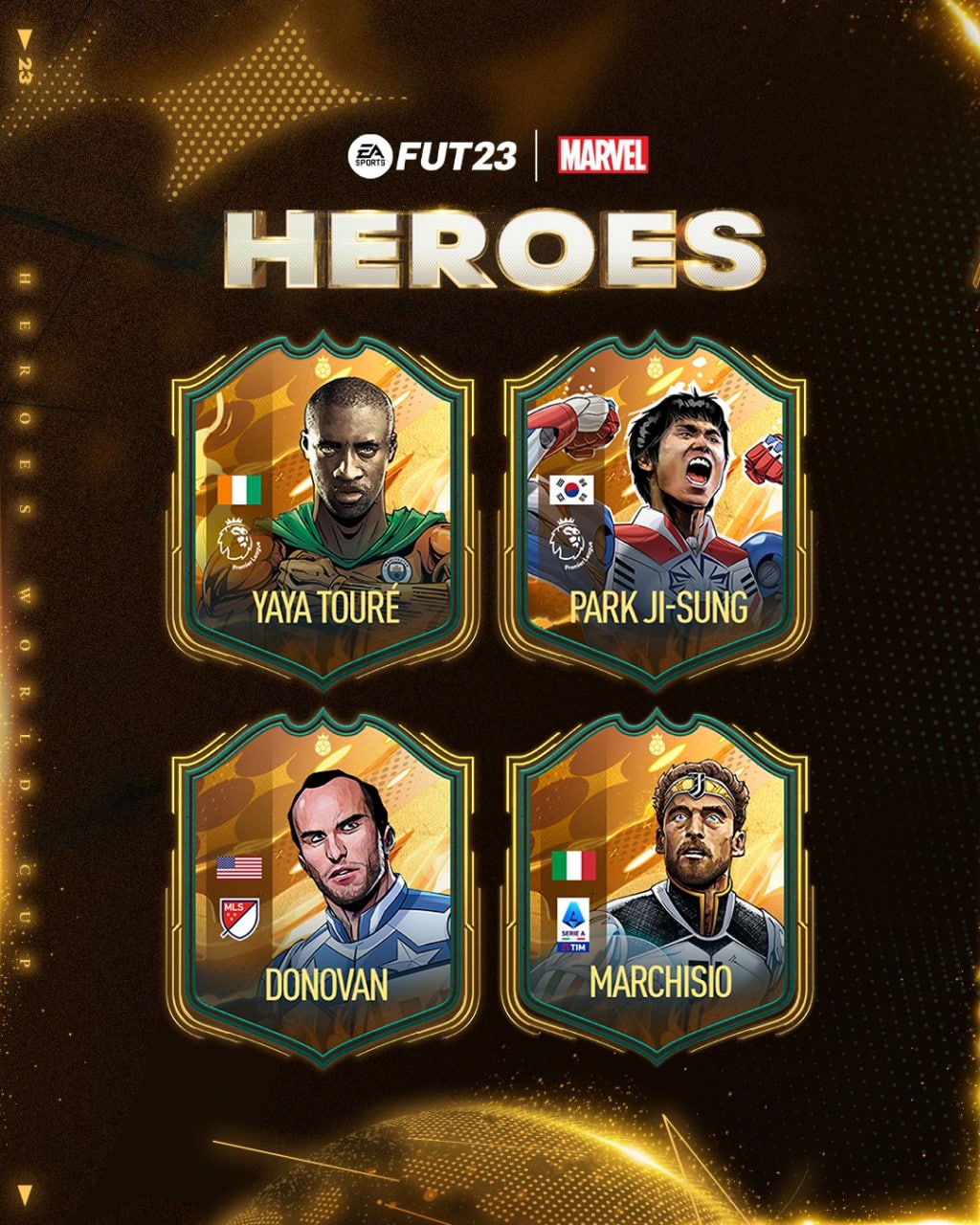 Карточка «Героев» для Ultimate Team в FIFA 23