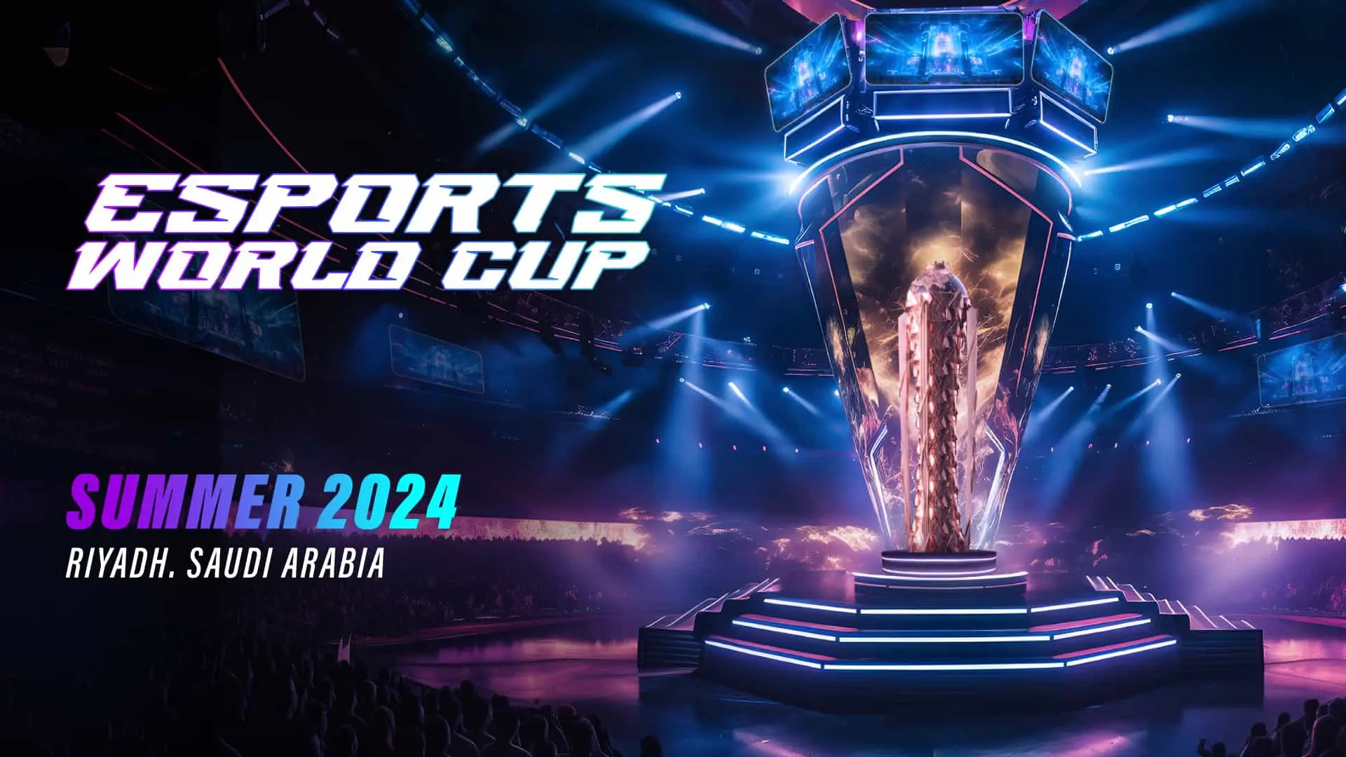 Официальный постер Esports World Cup 2024