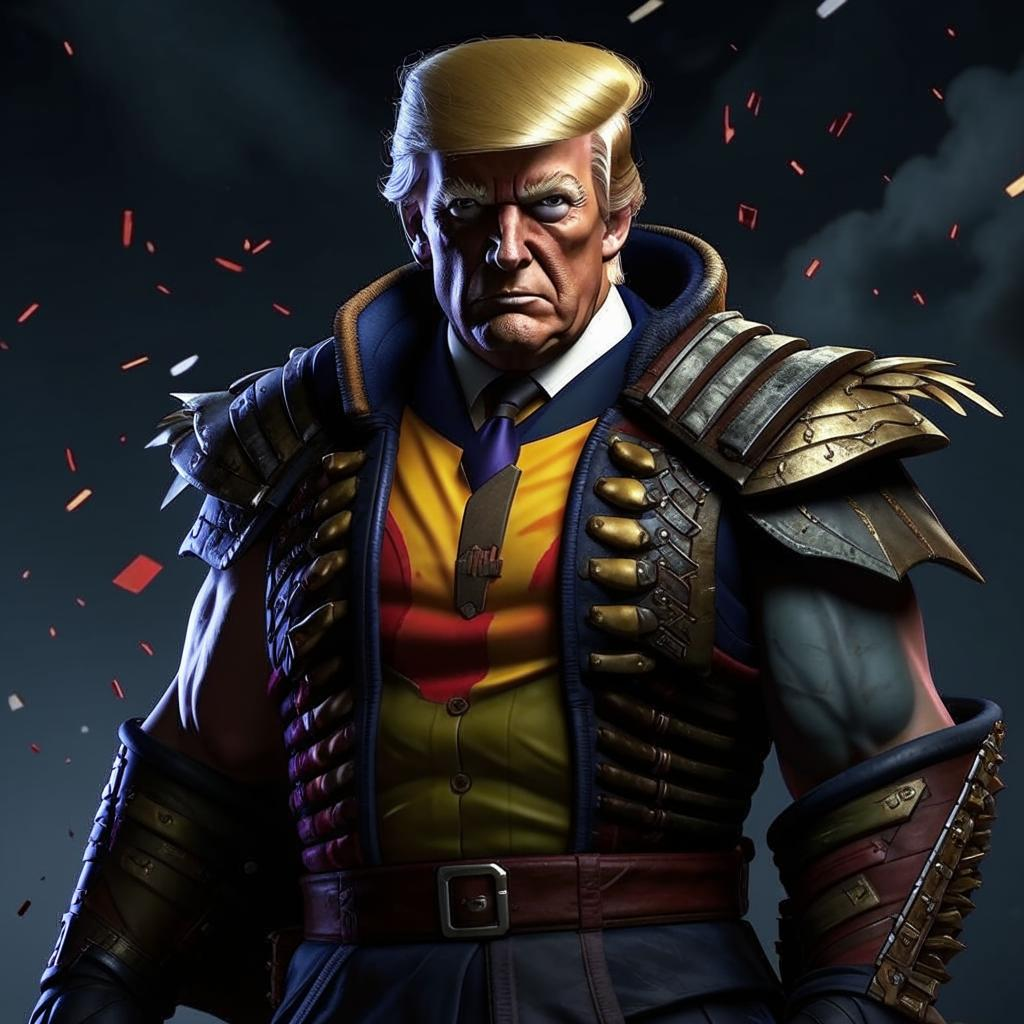 Дональд Трамп в Mortal Kombat