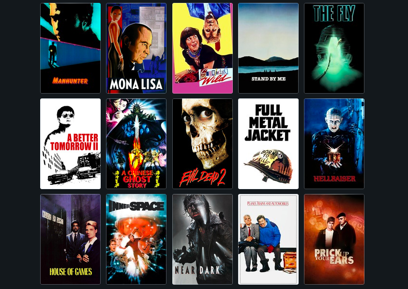 Как выглядят списки фильмов на Letterboxd