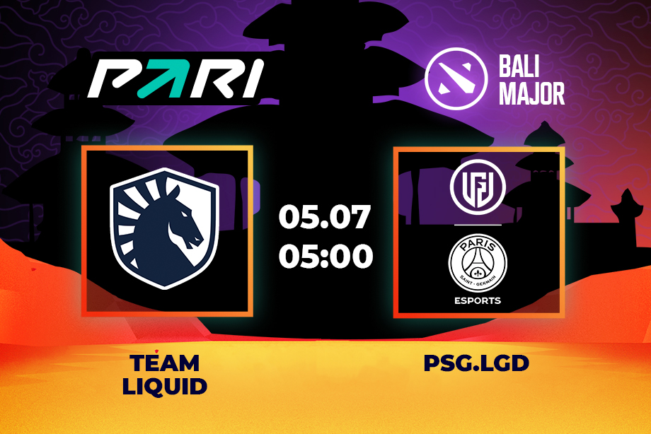 PARI: Team Liquid выбьет PSG.LGD из верхней сетки плей-офф The Bali Major 2023
