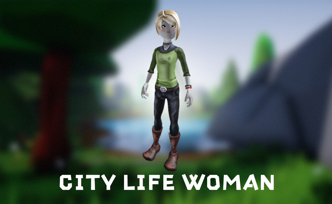 City Life Woman