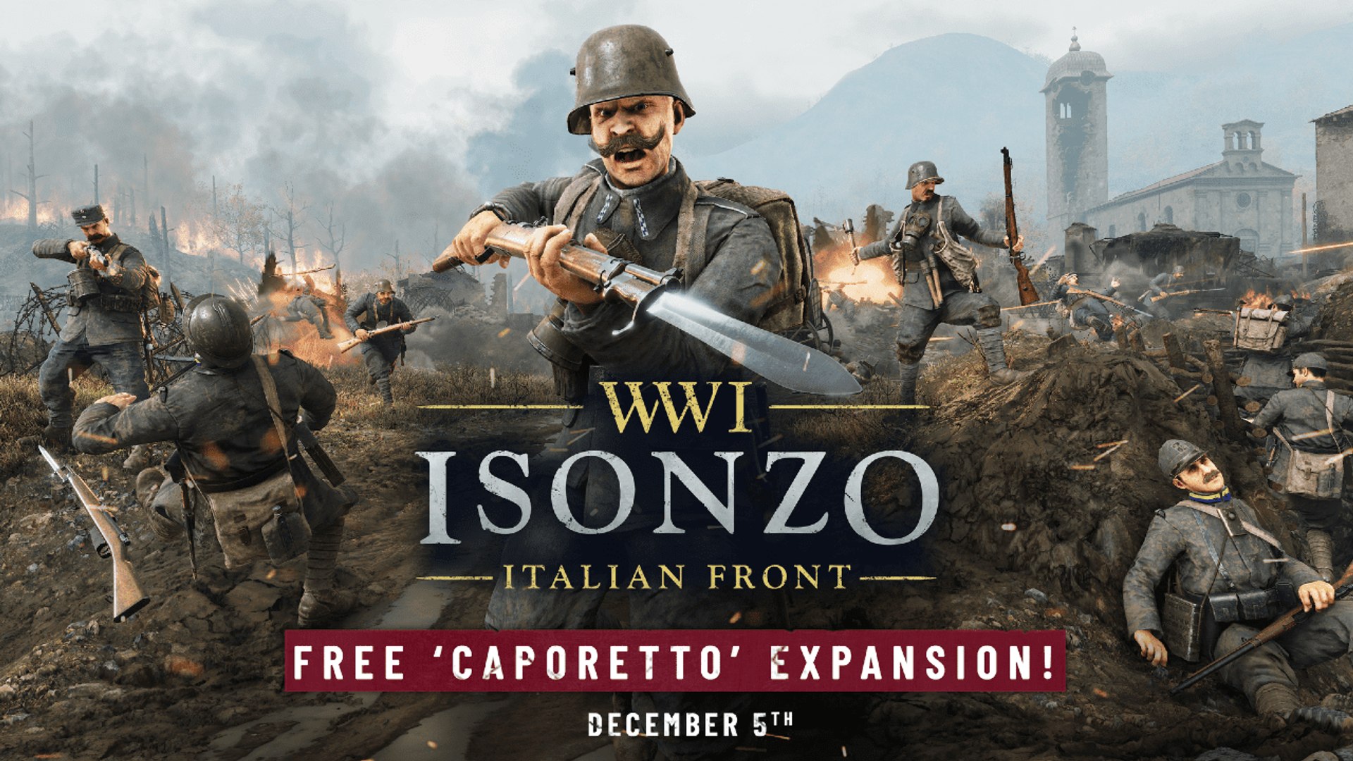 Шутер Isonzo получил бесплатный апдейт, посвященный битве при Капоретто