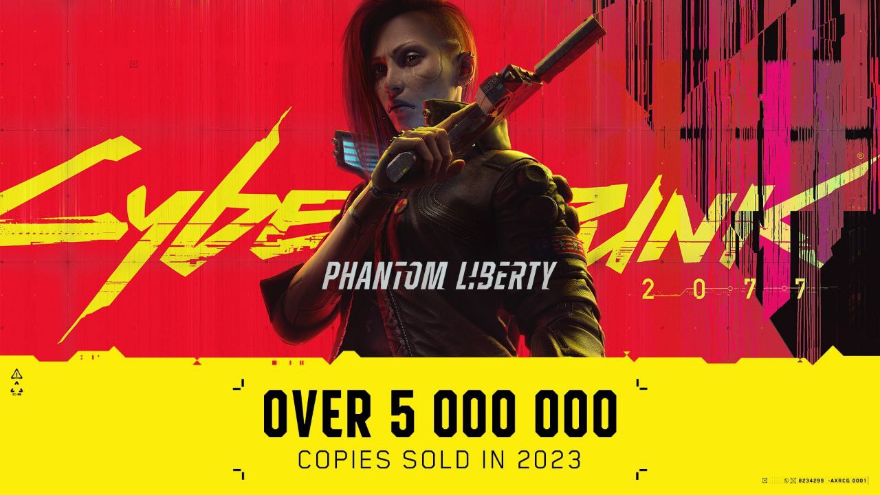 Cyberpunk 2077: Phantom Liberty разошлась тиражом в 5 млн копий