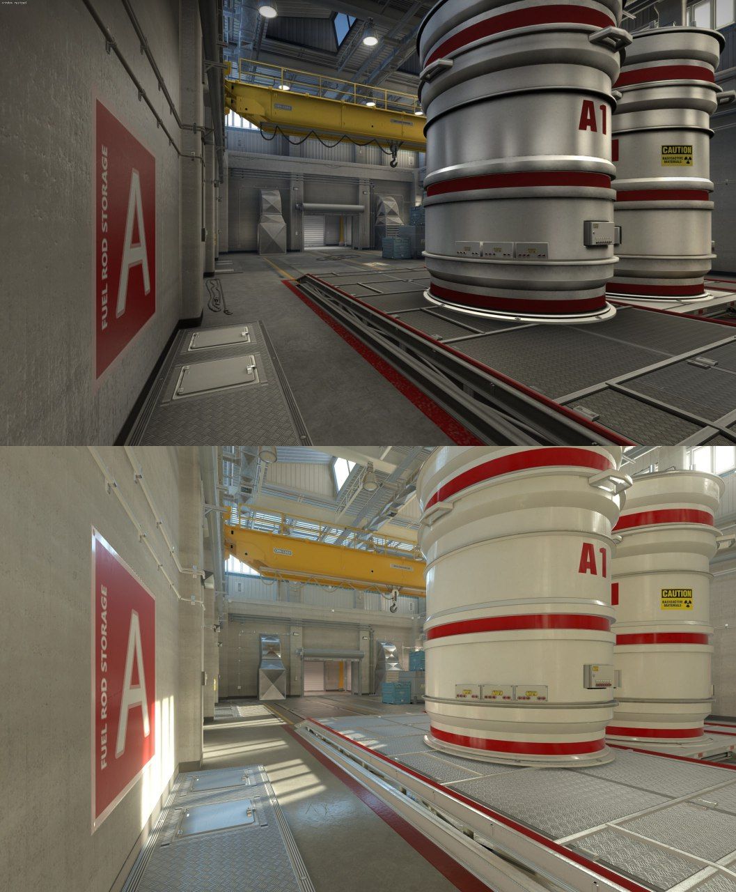Comparison of maps in Counter-Strike 2 and CS:GO appeared on the network