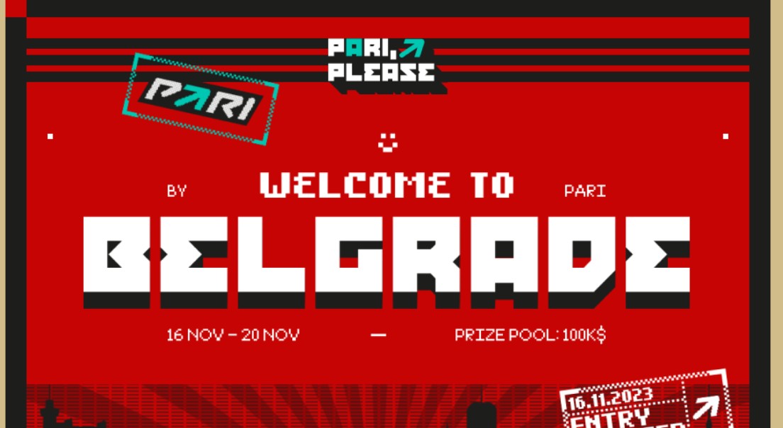 PARI проведёт LAN-турнир по CS2 в Белграде с призовым фондом 100 тысяч долларов