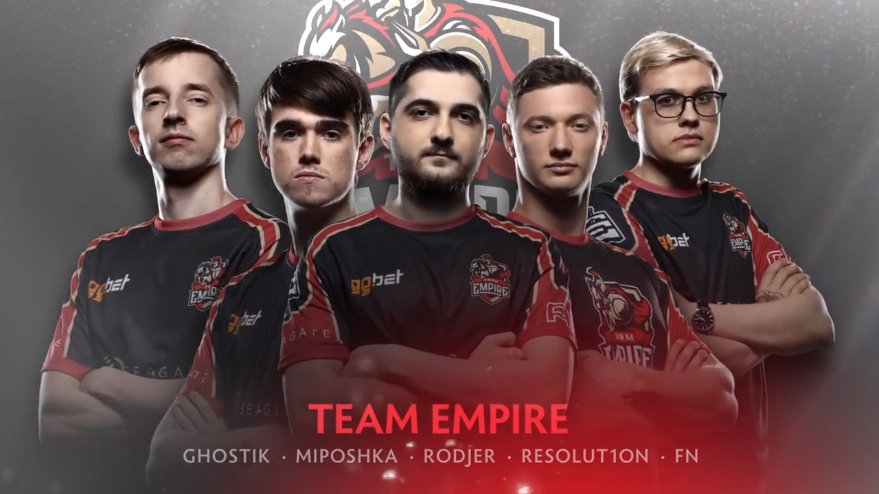 Team Empire на The International 2017