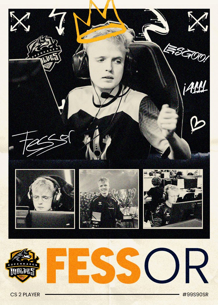 Fessor стал новым игроком состава Copenhagen Wolves по CS2