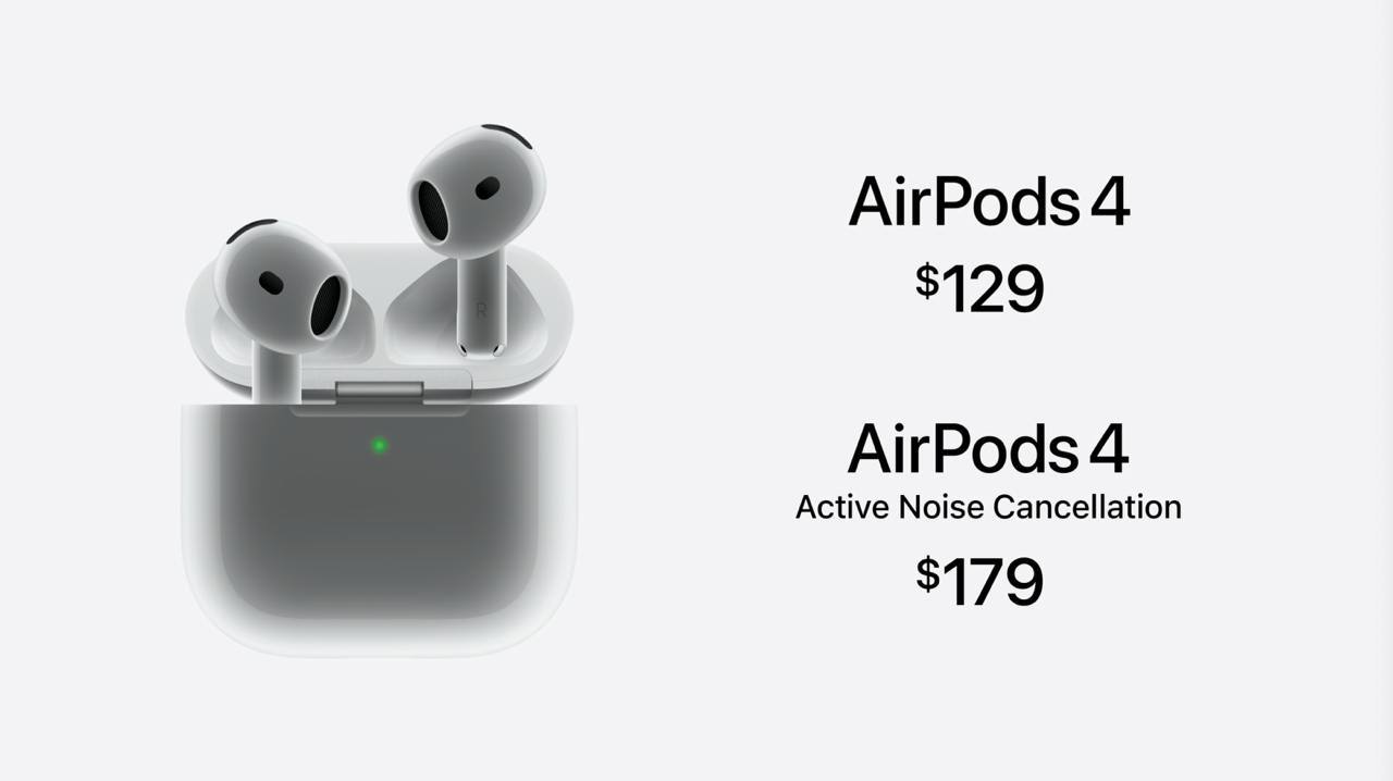 Новые AirPods 4 выйдут в двух версиях