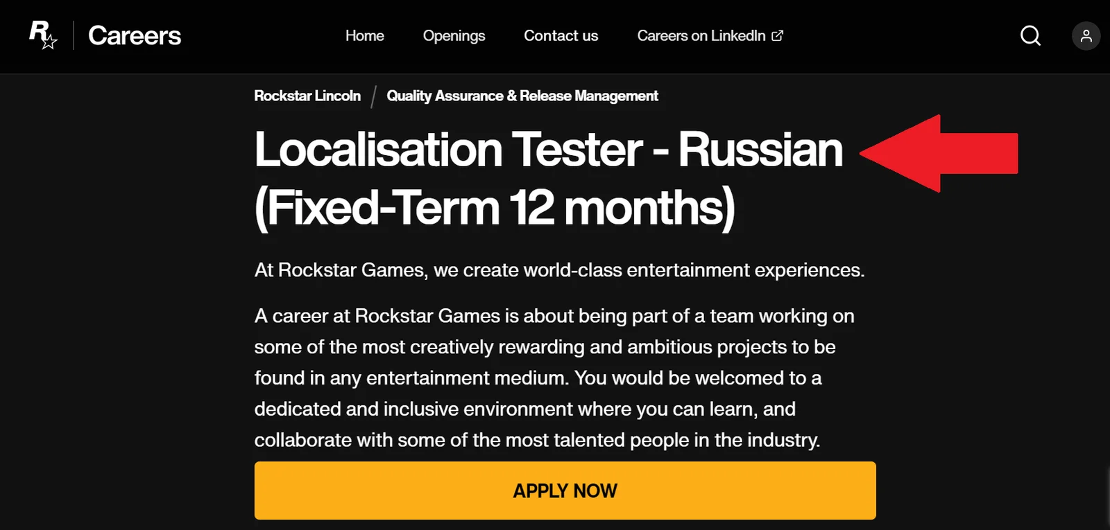 Rockstar Games ищет тестировщика русской локализации для GTA 6