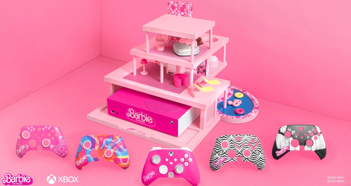 Microsoft представила розовый Xbox в стиле Барби