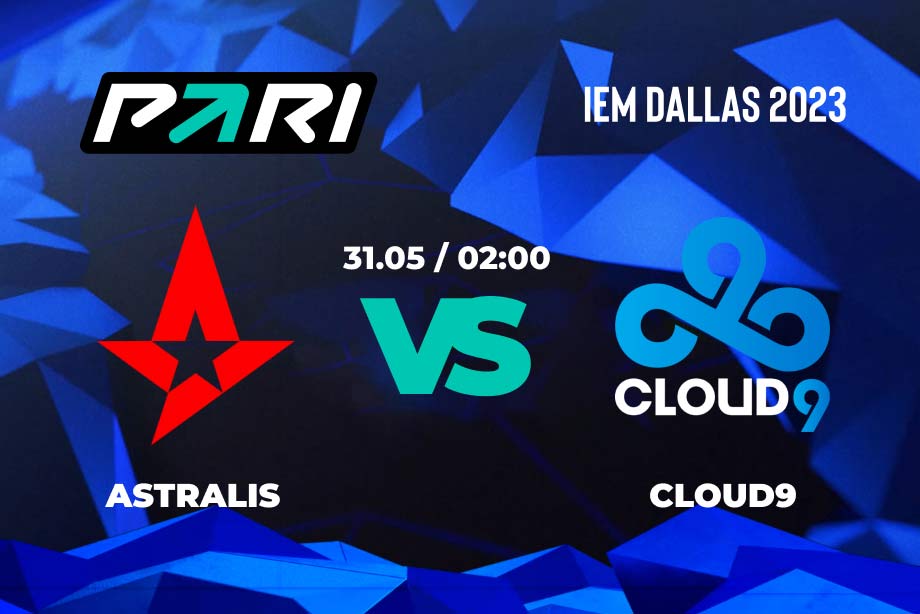 PARI: Cloud9 – фаворит в матче с Astralis на IEM Dallas 2023