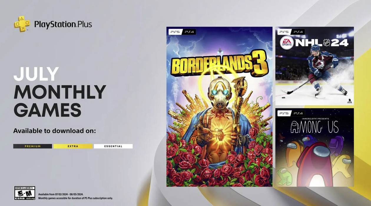 Among Us, Borderlands 3 и NHL 24 стали доступны для геймеров в PS Plus