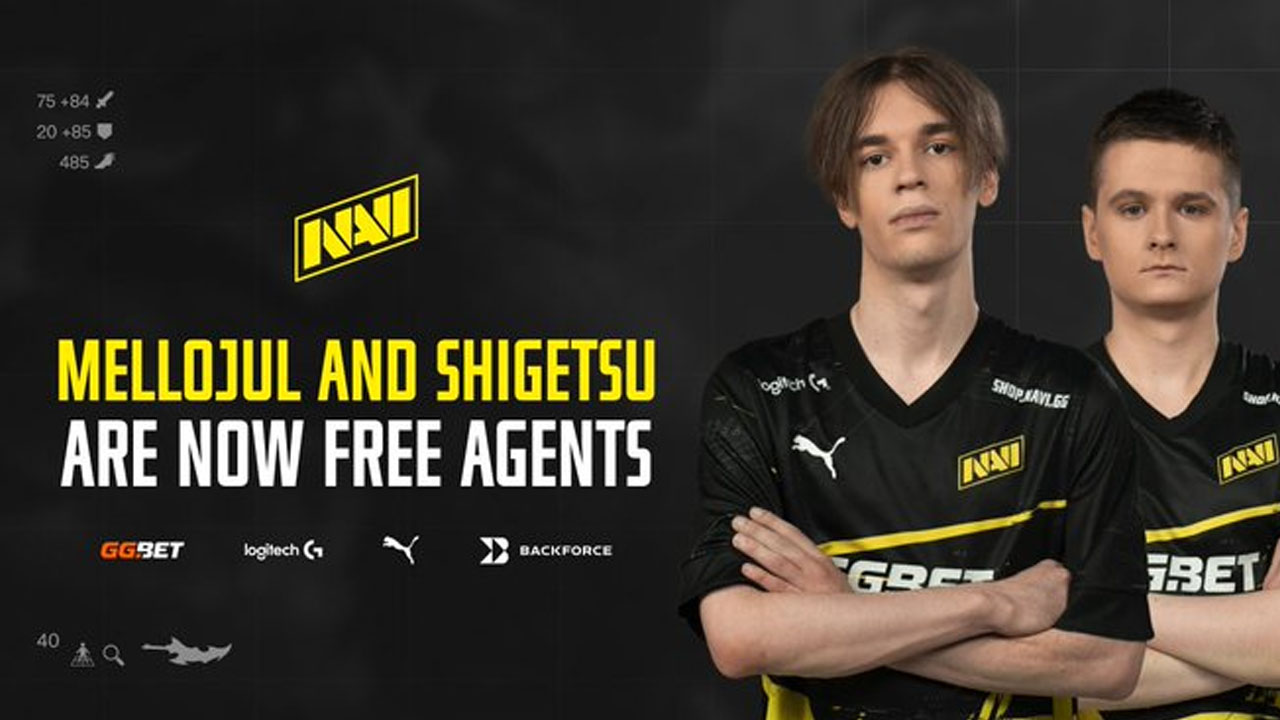 Shigetsu и Mellojul покинули NAVI и стали свободными агентами