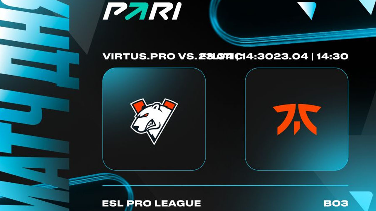 PARI: Virtus.pro c electroNic выиграет стартовый матч на ESL Pro League Season 19 по CS2