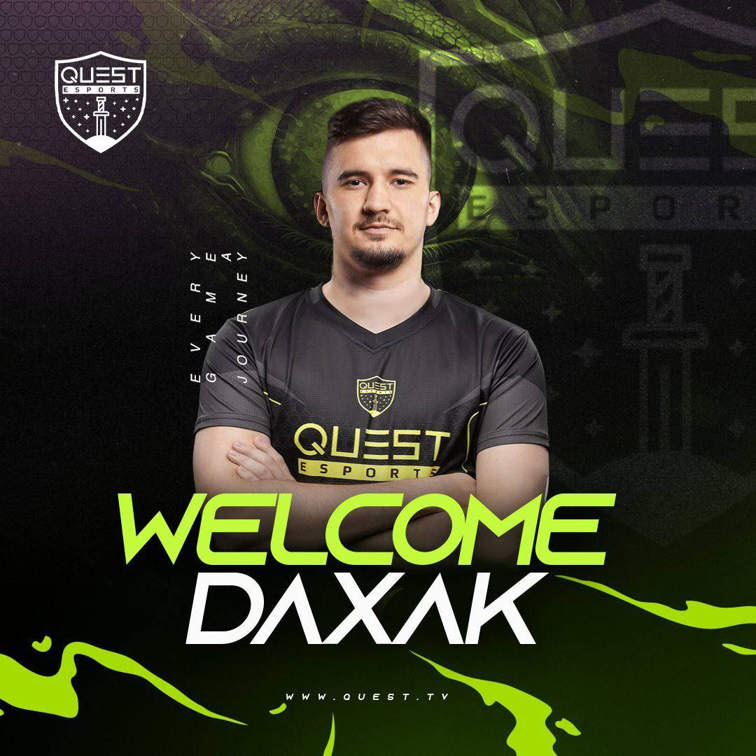 Daxak официально присоединился к Quest Esports в качестве тренера