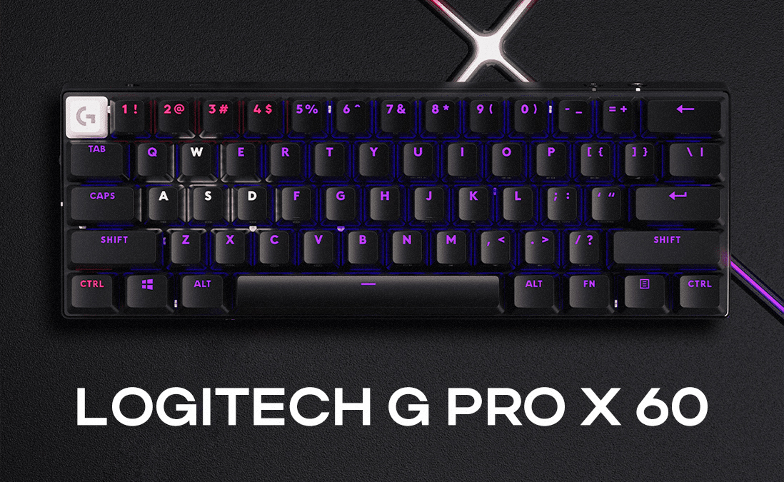 Logitech G Pro X 60 – компактная клавиатура с оптическими свитчами