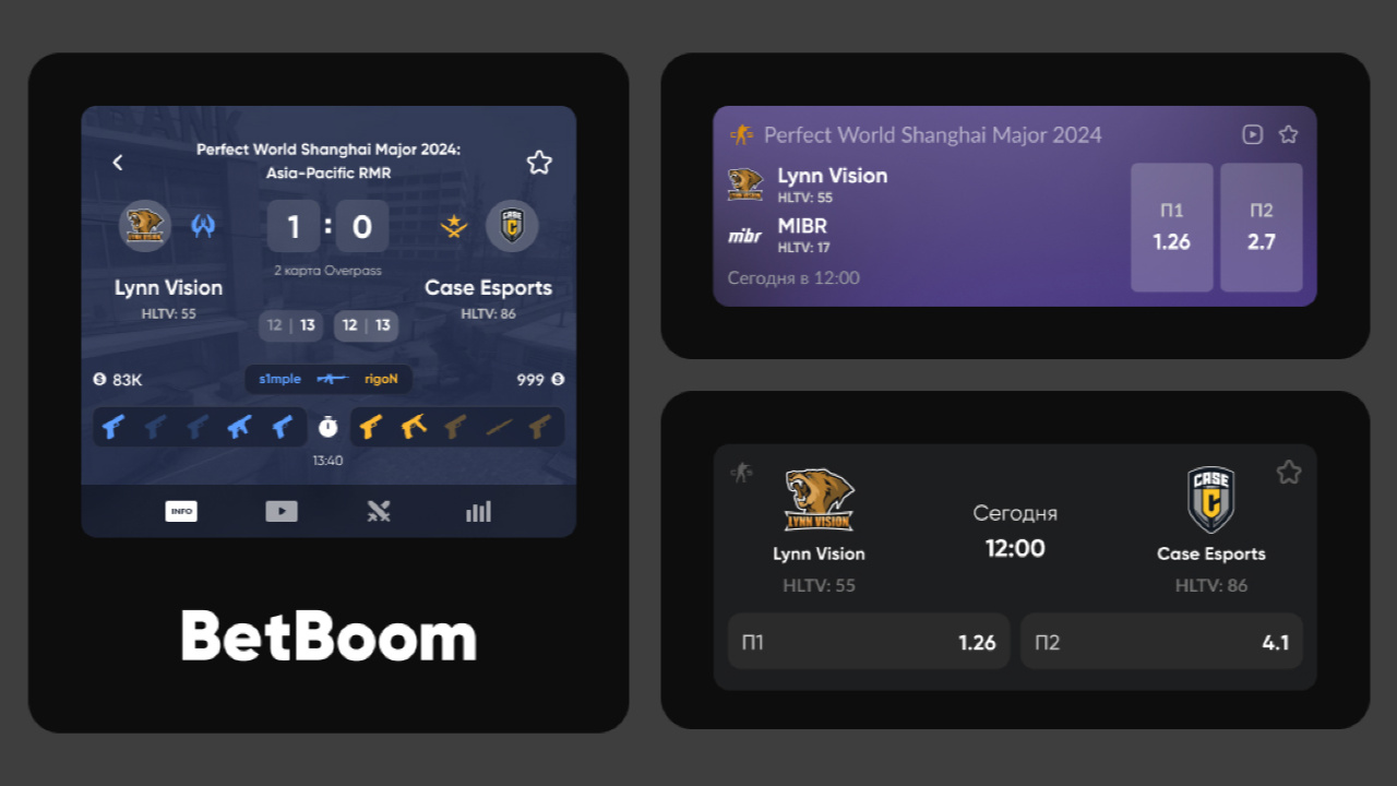 BetBoom добавила отображение рейтинга HLTV в киберспортивную линию в приложении
