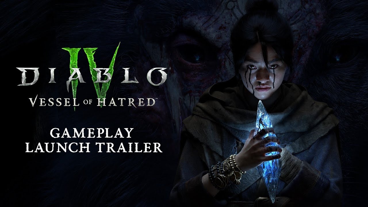 Blizzard выпустила релизный трейлер дополнения Vessel of Hatred для Diablo IV