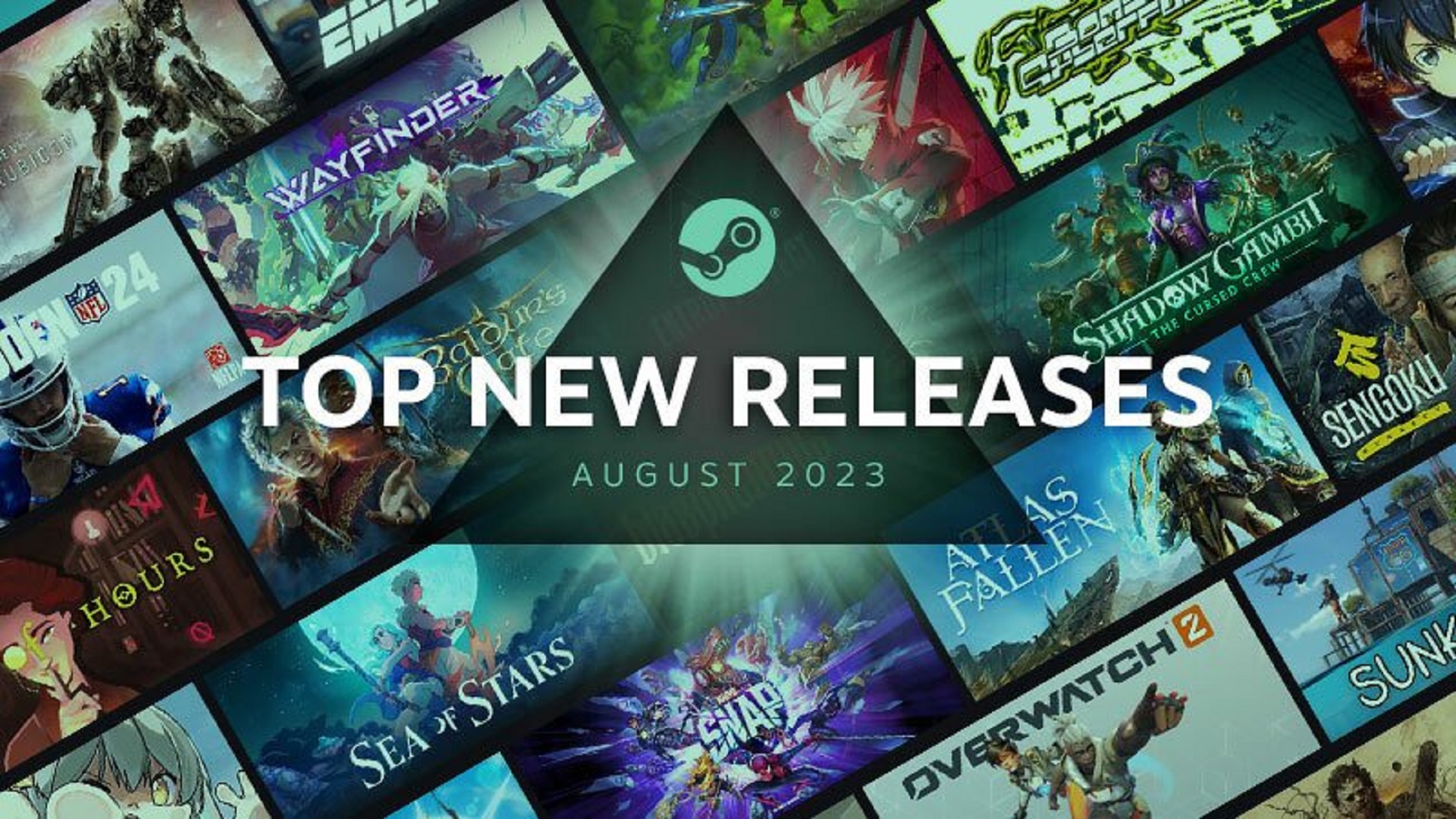 Baldur's Gate 3 и Overwatch 2 попали в топ-20 самых популярных игр августа в Steam