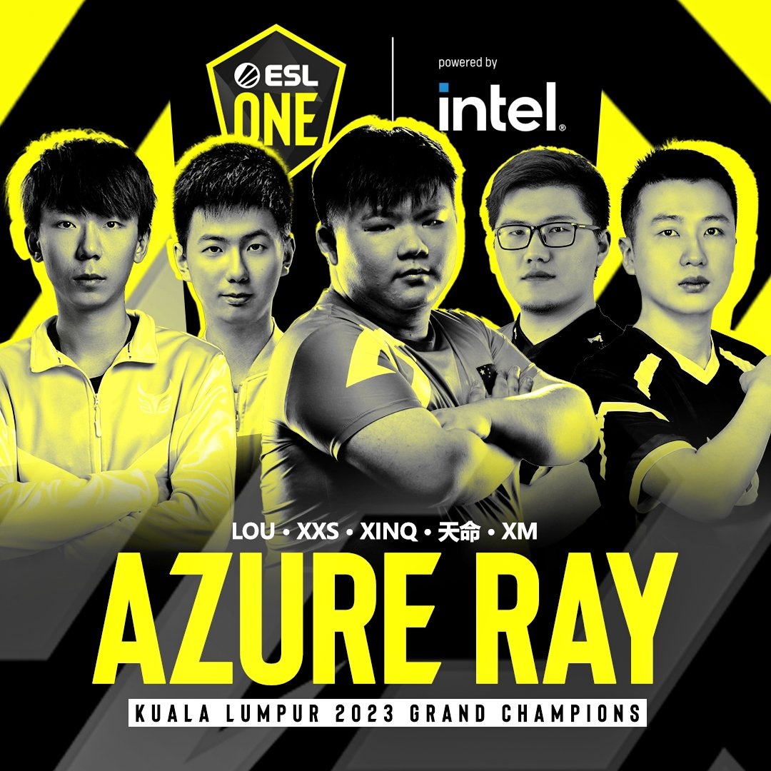 Azure Ray стала чемпионом ESL One Kuala Lumpur 2023