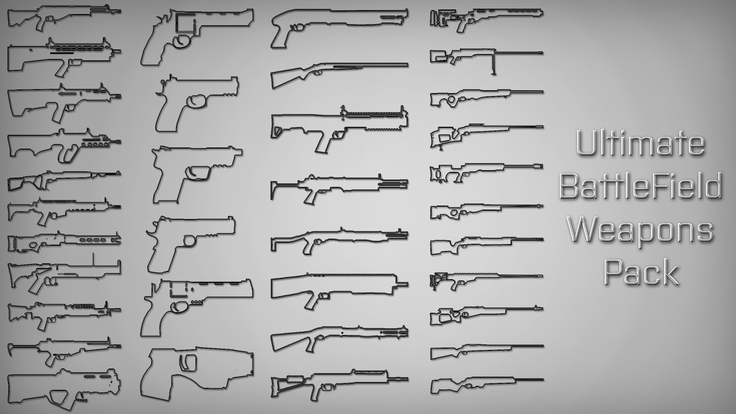 Мод на оружие из игр серии Battlefield