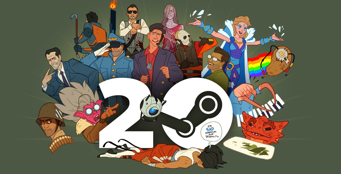 В Steam началась тематическая распродажа в честь 20-летия платформы