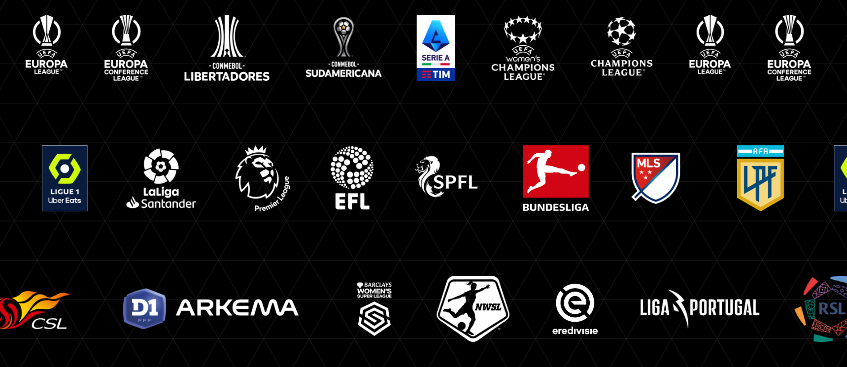 Логотипы партнеров EA SPORTS FC