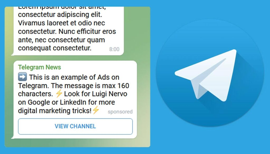 Объявление Telegram Ad в Телеграме