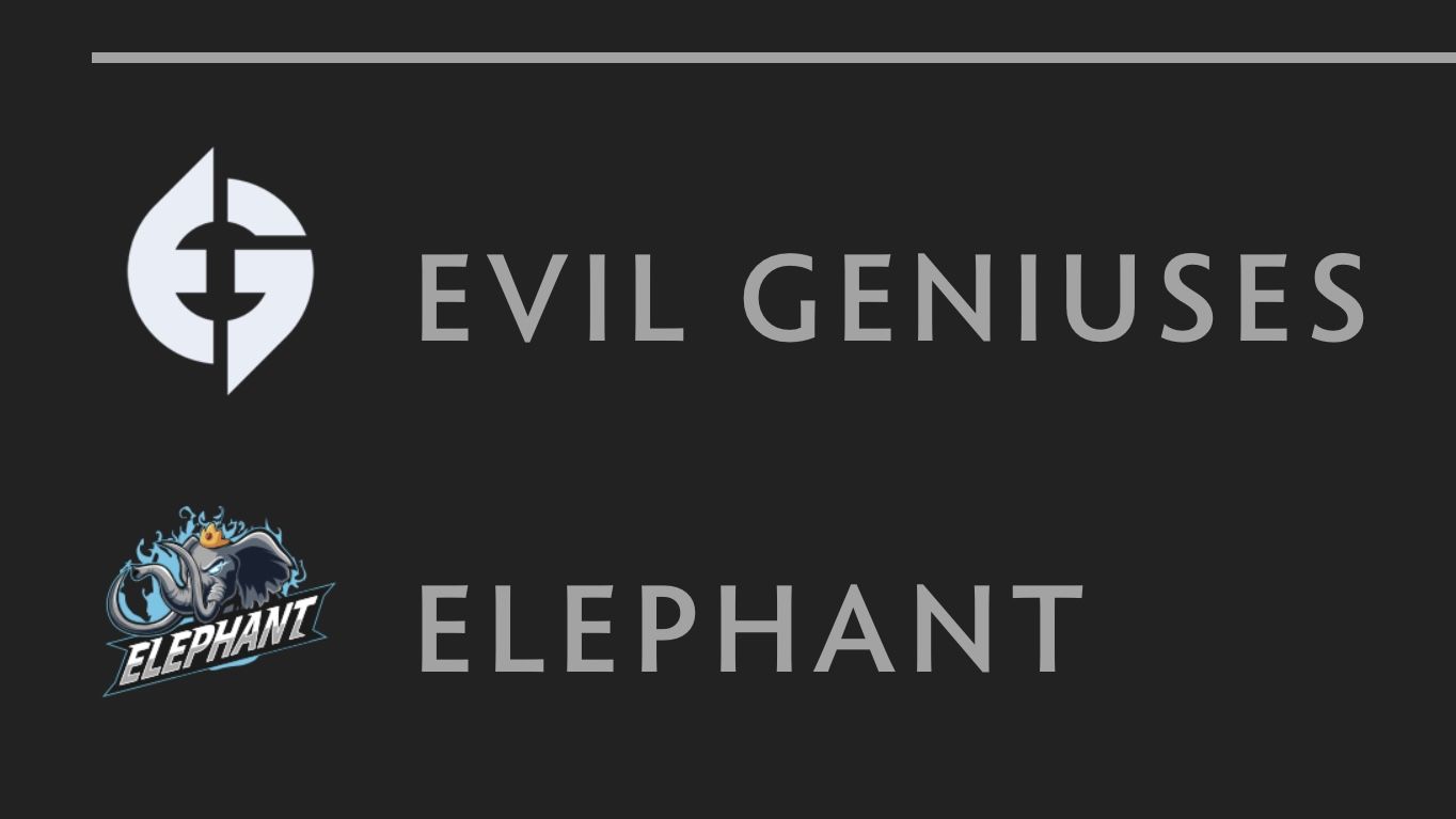 Evil Geniuses — Elephant: прямая трансляция The International 10: Main Event