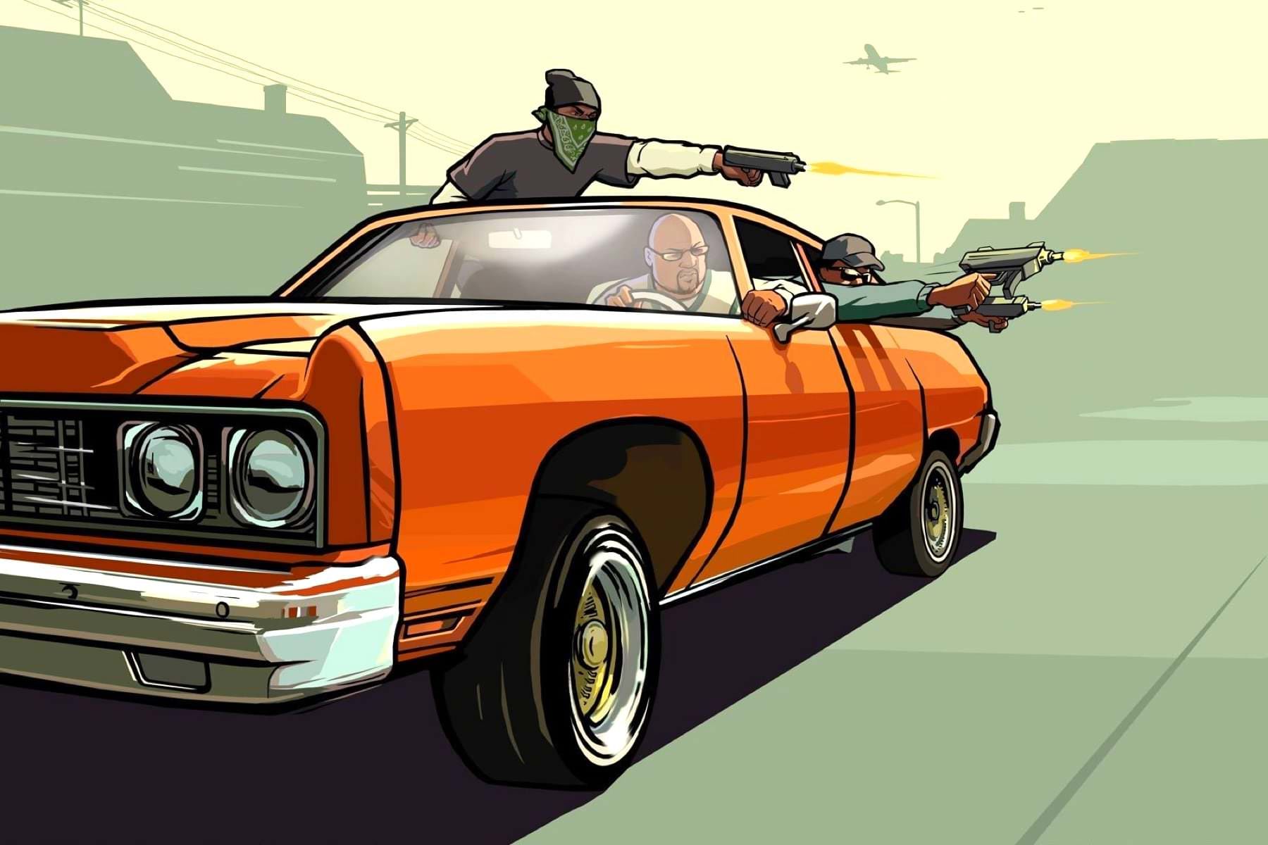 Художник адаптировал современного Си‑Джея из GTA: San Andreas.
