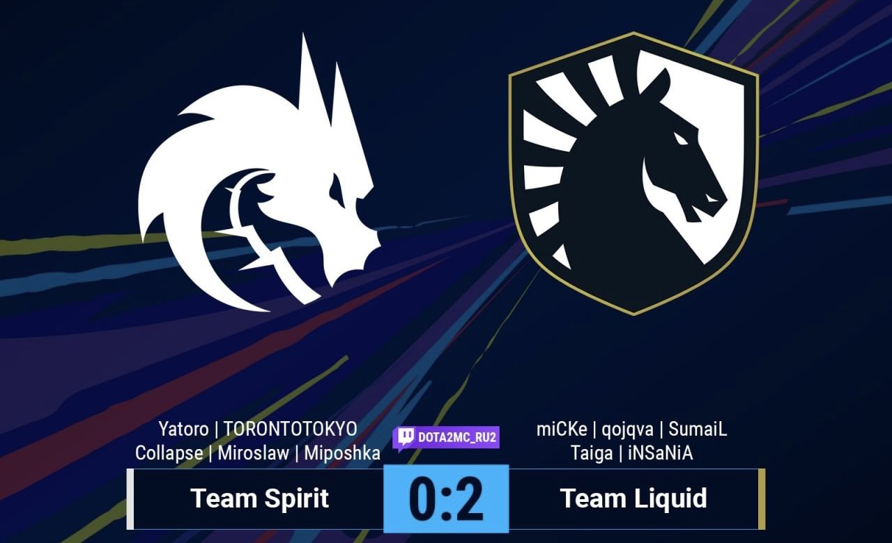 Team Spirit — Team Liquid: наши парни в шаге от вылета с WePlay AniMajor