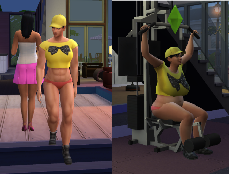 Как похудеть в Sims 4