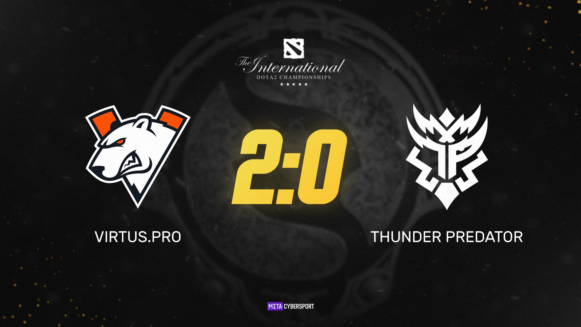Virtus.pro зарабатывает важнейшую победу против Thunder Predator