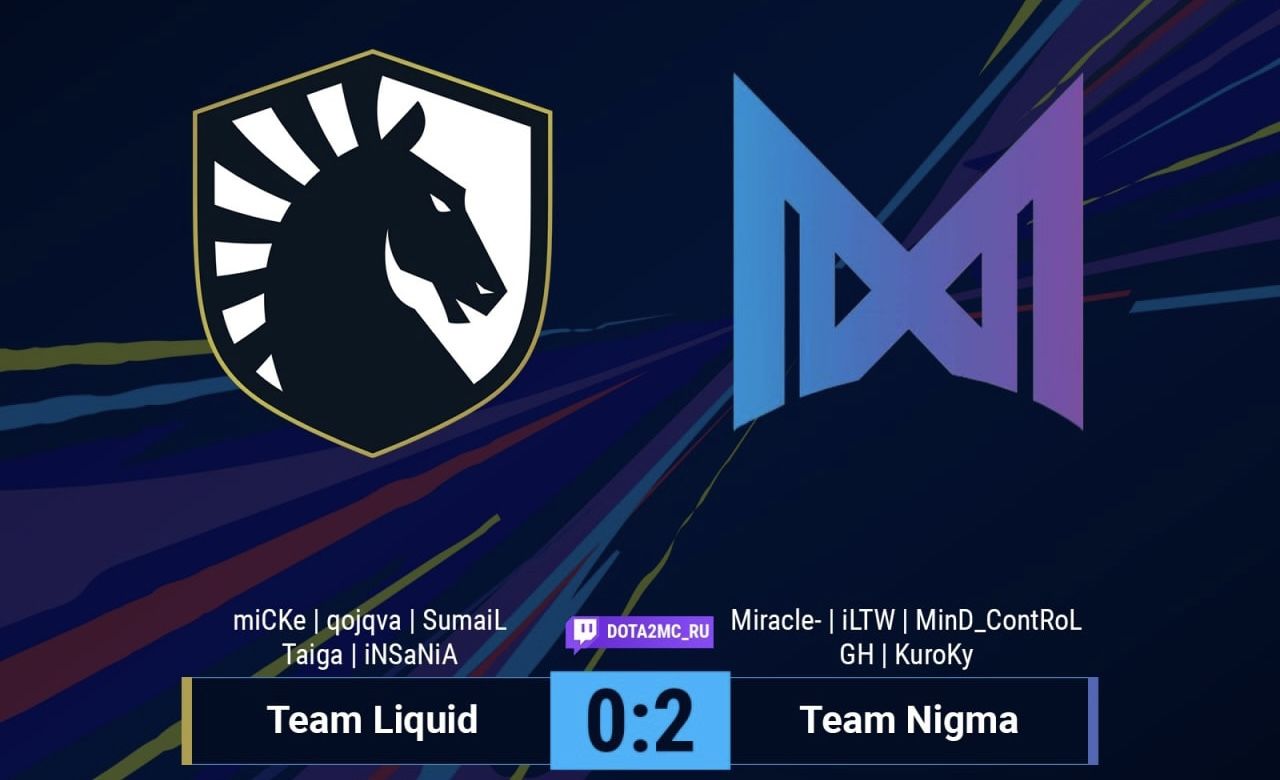 Team Liquid — Team Nigma: SumaiL vs Miracle