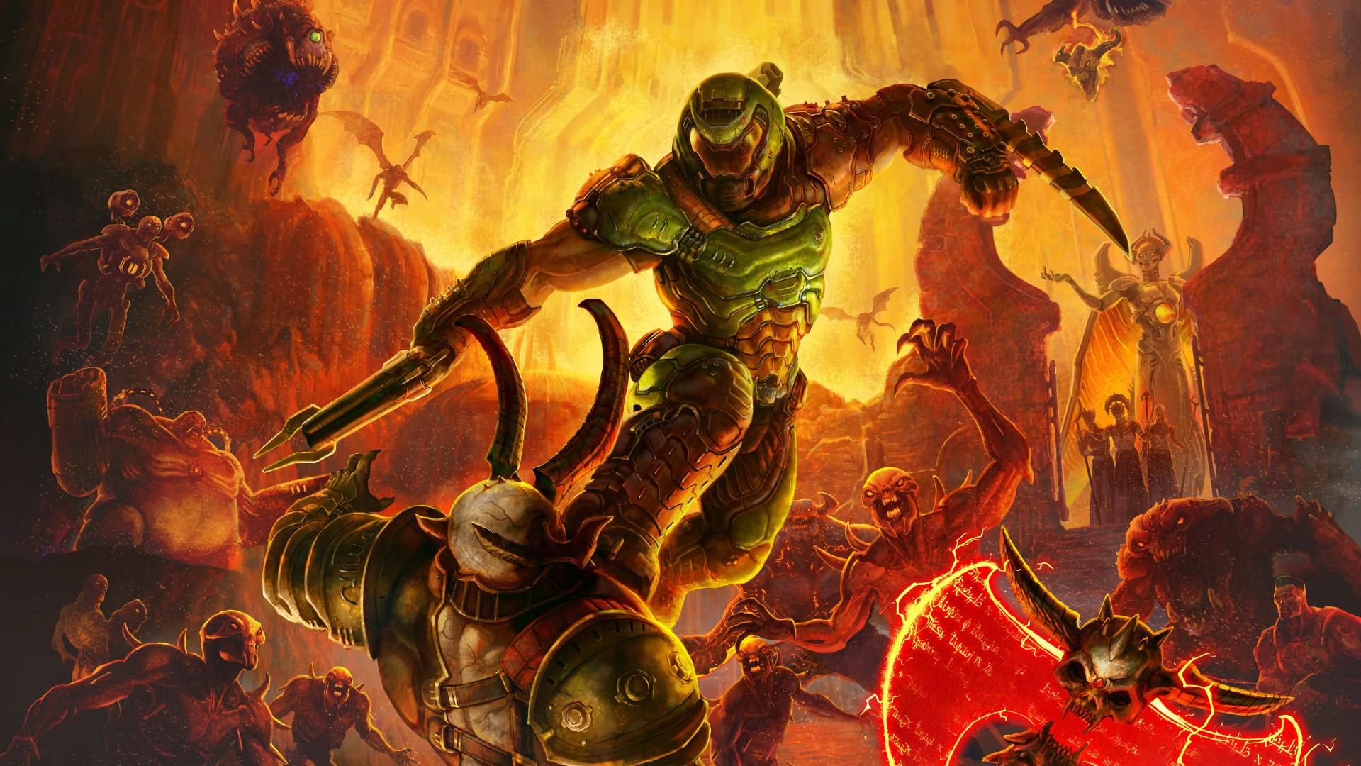 Doom eternal мерцает изображение