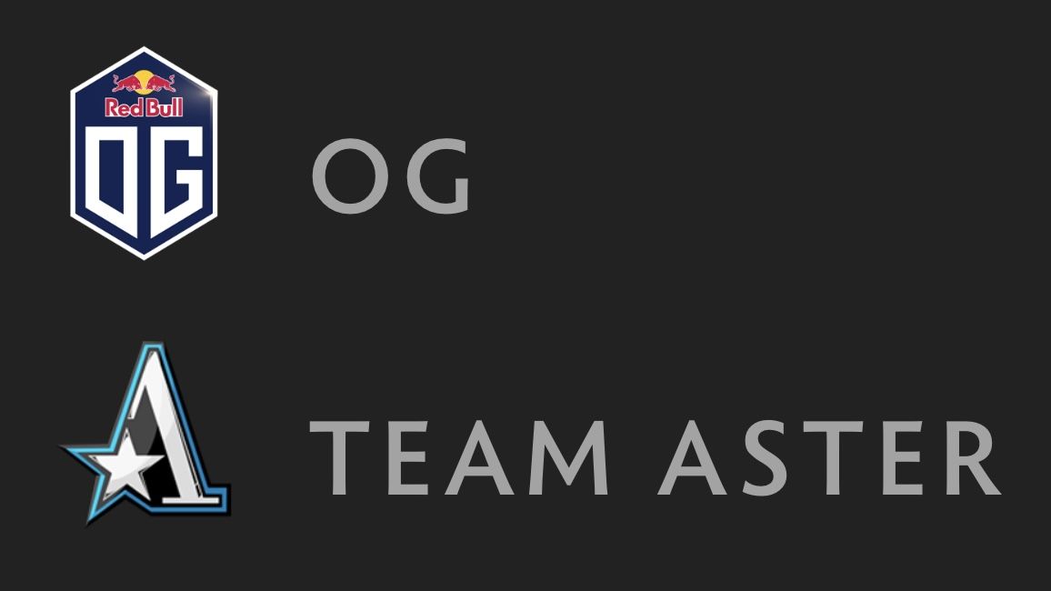 OG — Team Aster: прямая трансляция Group Stage на The International 10