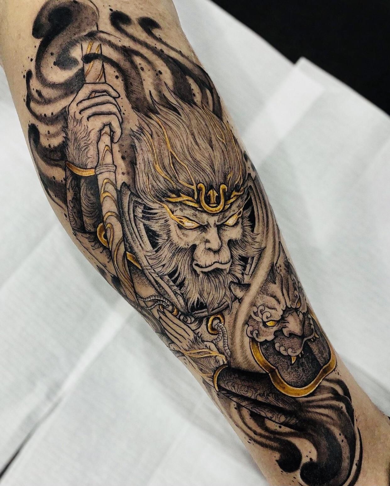 Поклонник Dota 2 набил татуировку с изображением Monkey King