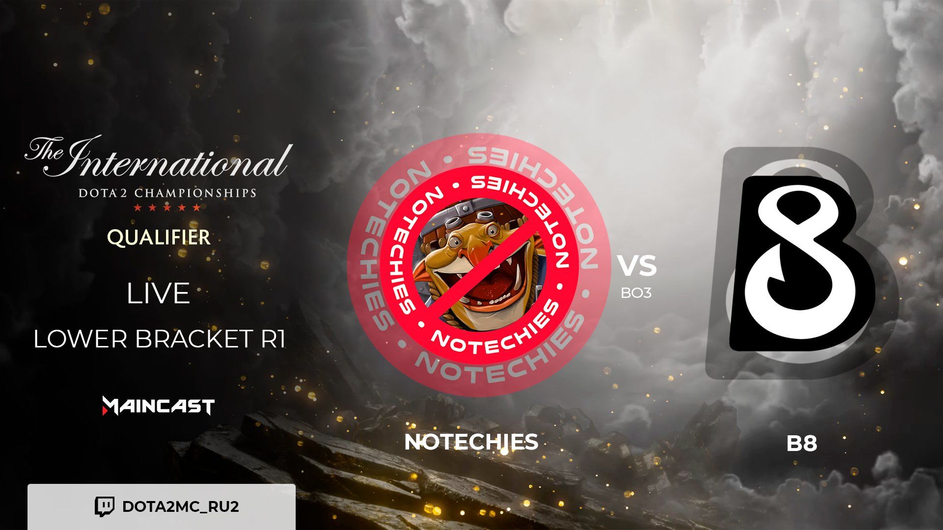 NoTechies — B8 Esports: Solo vs Dendi на вылет с квалификации на The International 10