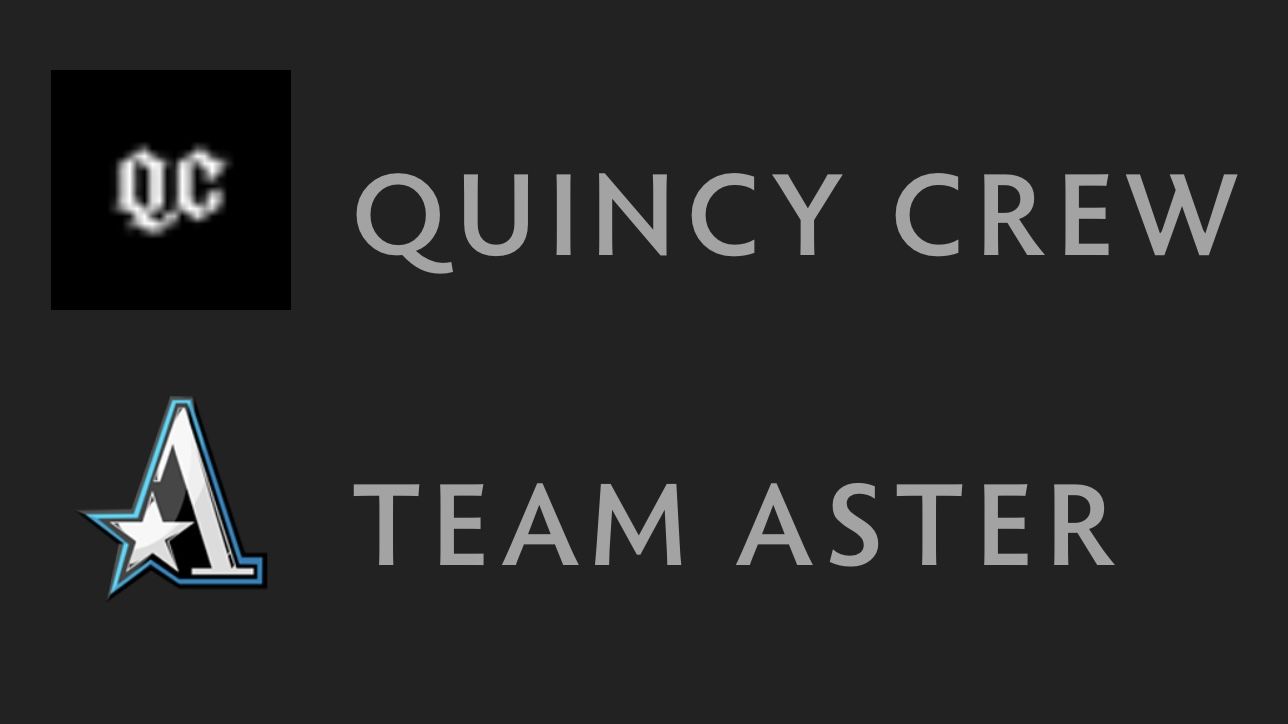 Quincy Crew — Team Aster: прямая трансляция The International 10: Main Event