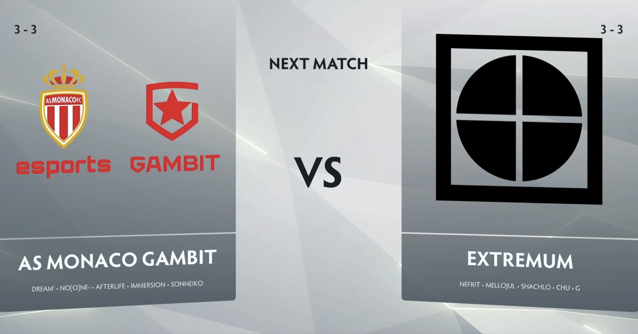 AS Monaco Gambit — Extremum: обзор решающего матча за переигровки на мейджор
