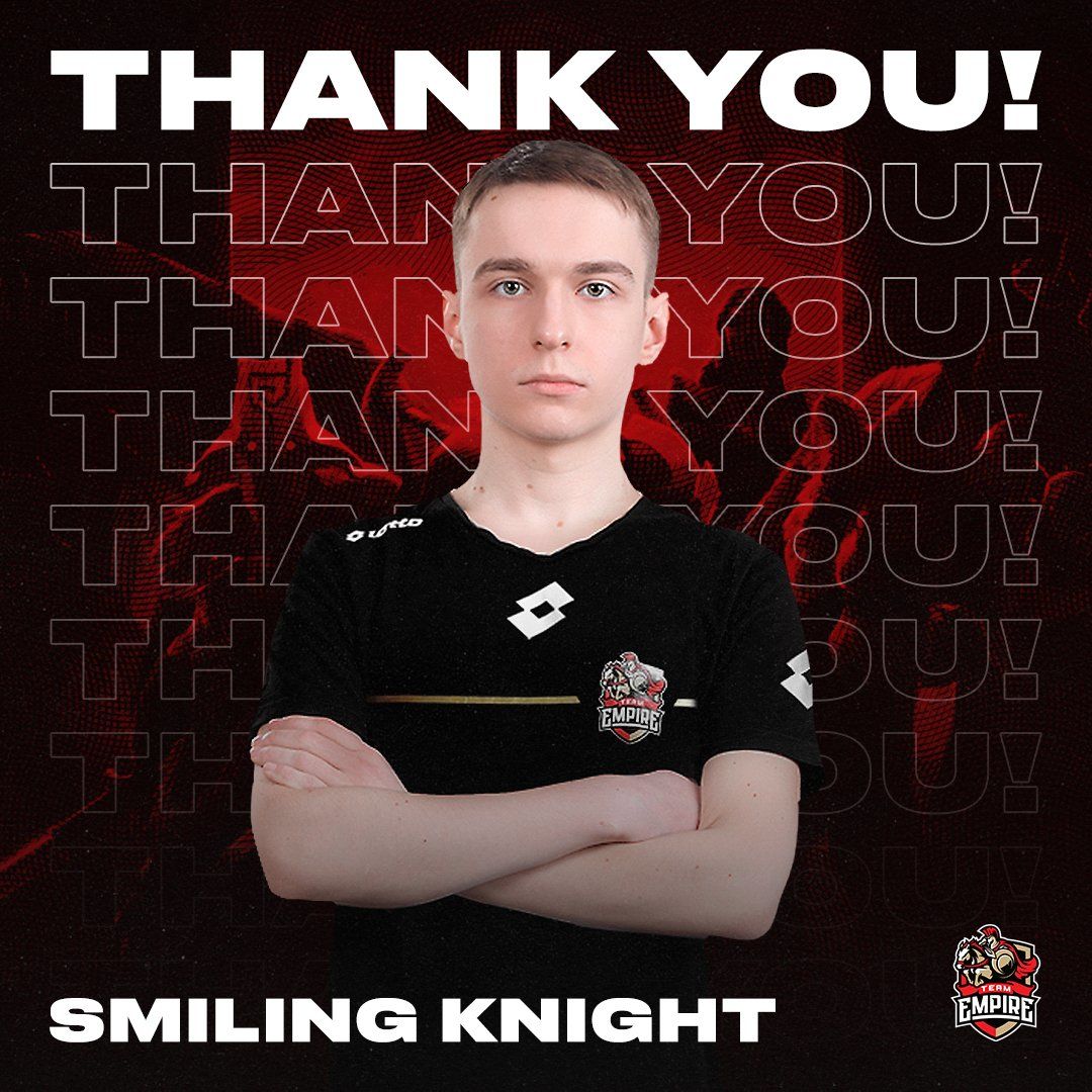 Smiling Knight официально покинул Team Empire