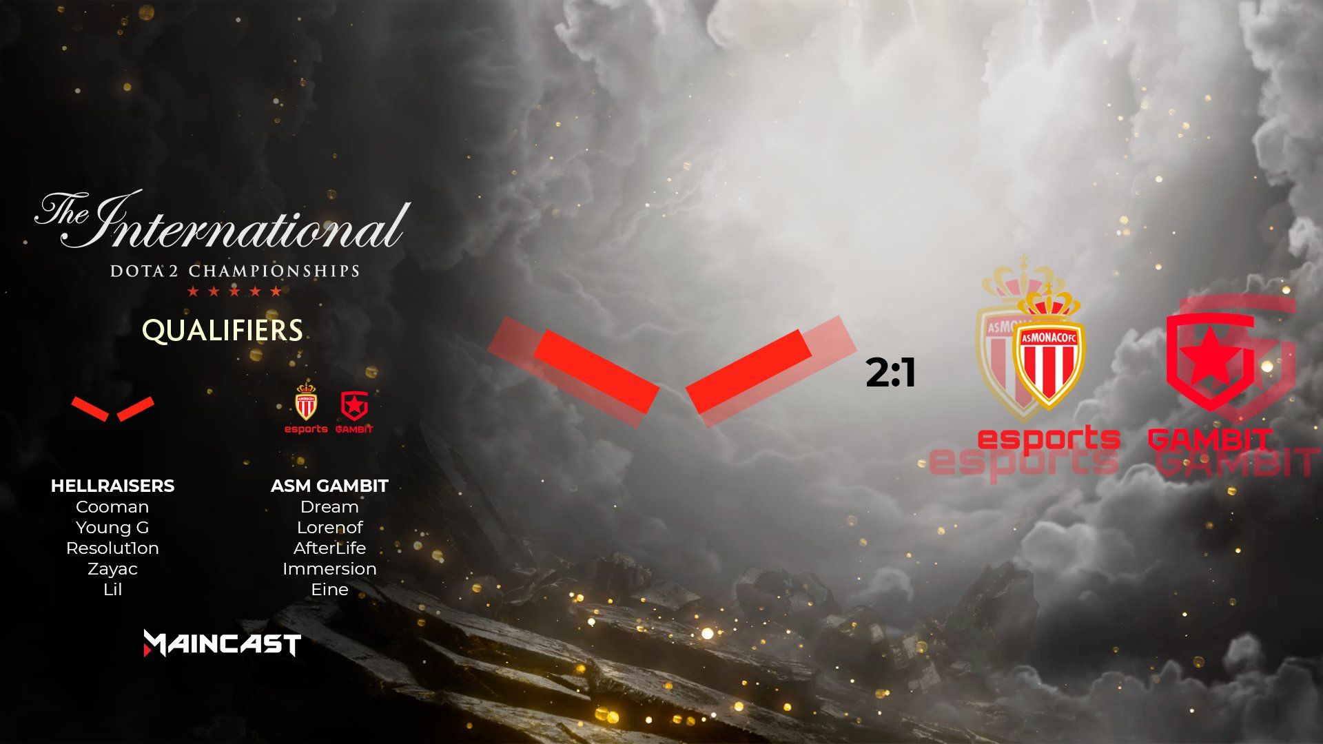 AS Monaco Gambit — HellRaisers: карта за 19 минут и первый Rampage в этой квалификации