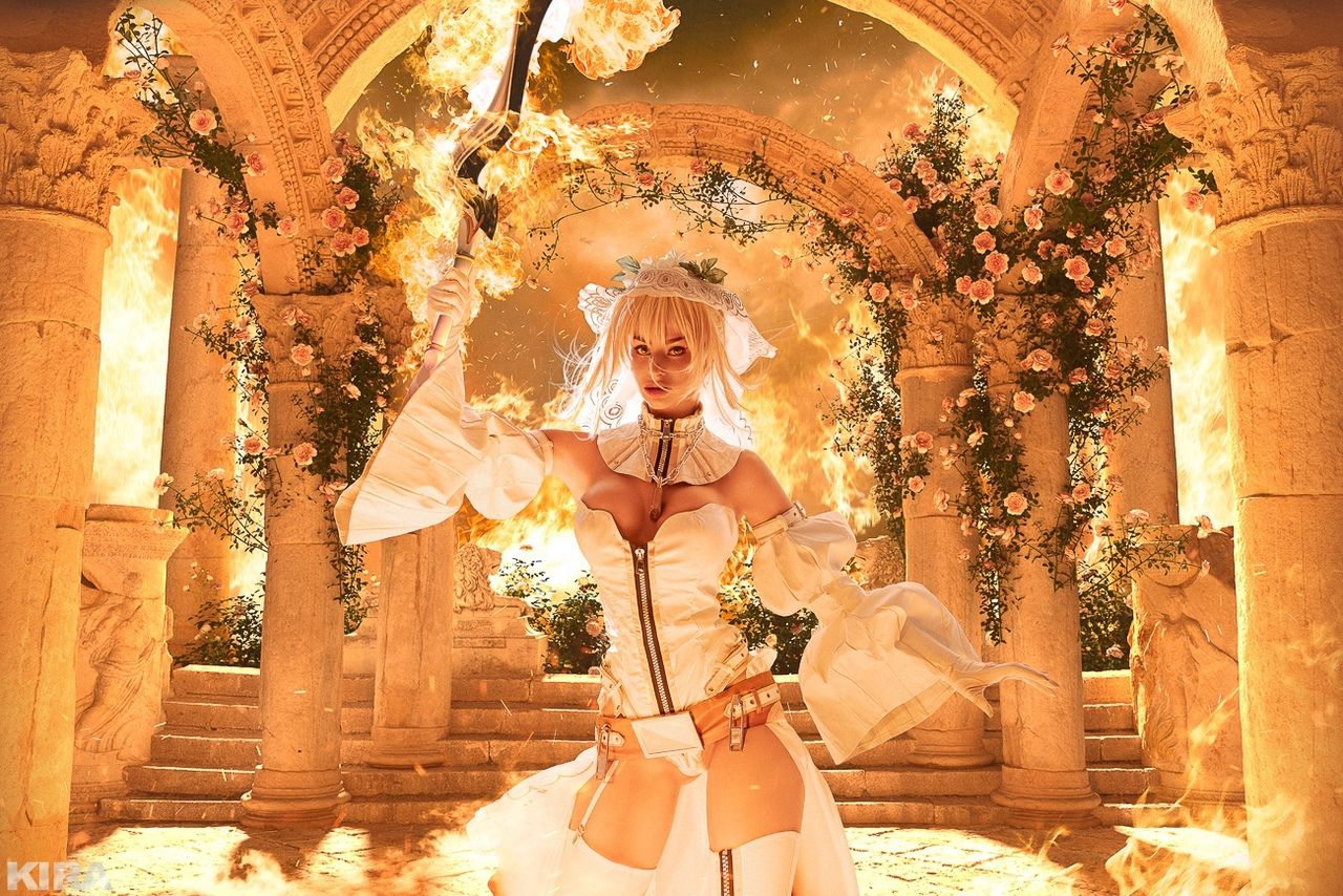 Косплей на Нерона Клавдия из Fate/Grand Order