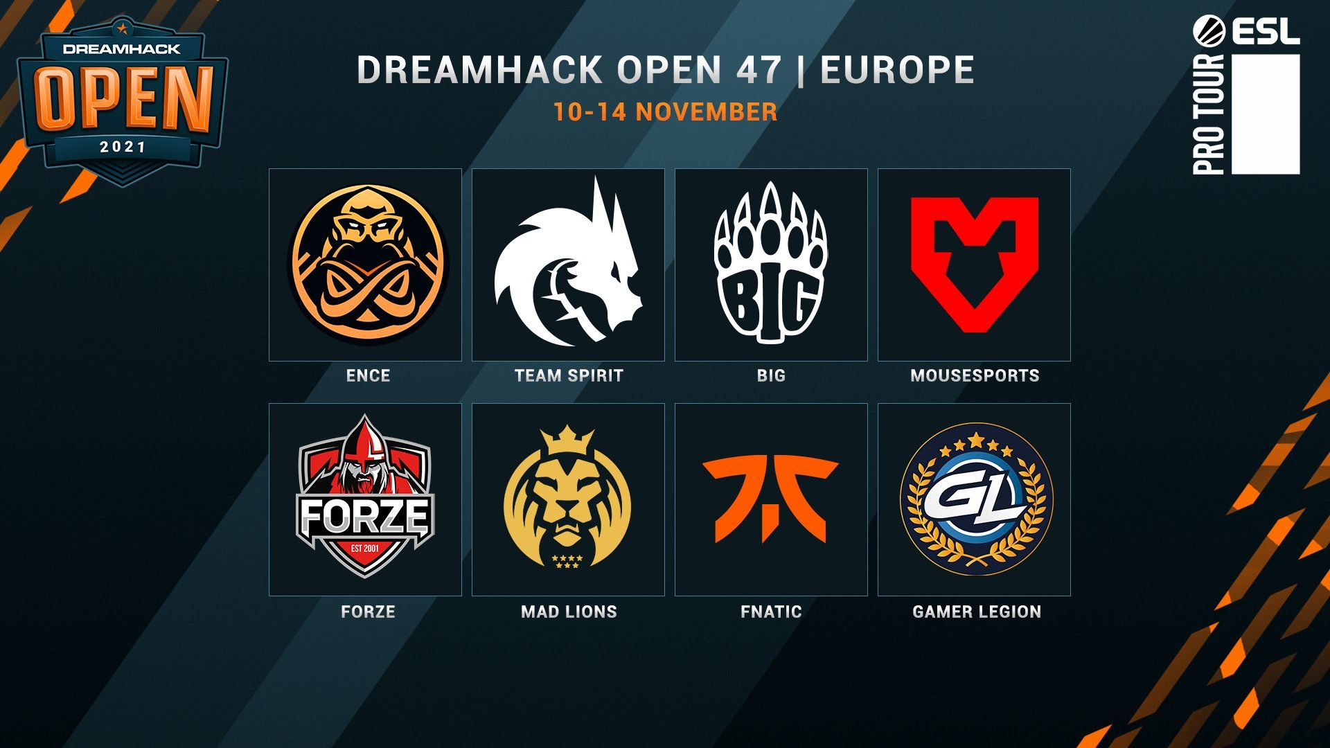 DreamHack Open November 2021: формат турнира и шансы СНГ-команд